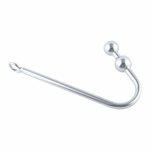 Pleasurable Balls 4417 Anal Stainless Two Hook Steel 0618